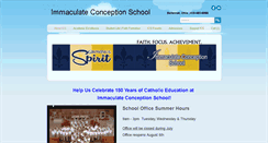 Desktop Screenshot of immaculateconceptionbellevue.org